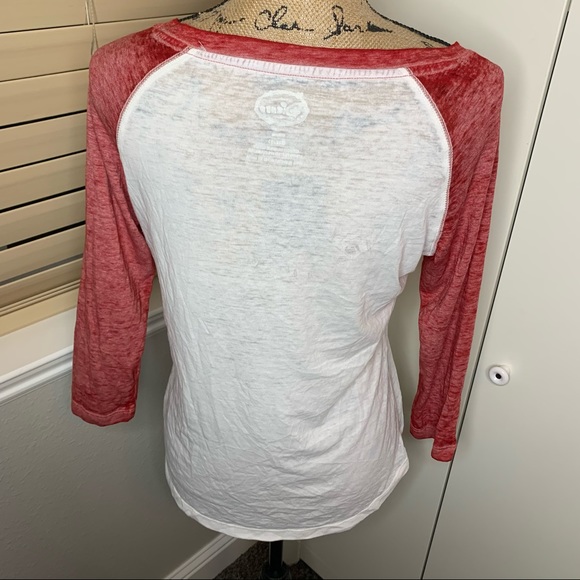 Disney Mickey Mouse Patch Raglan Tissue Shirt - Picture 10 of 13